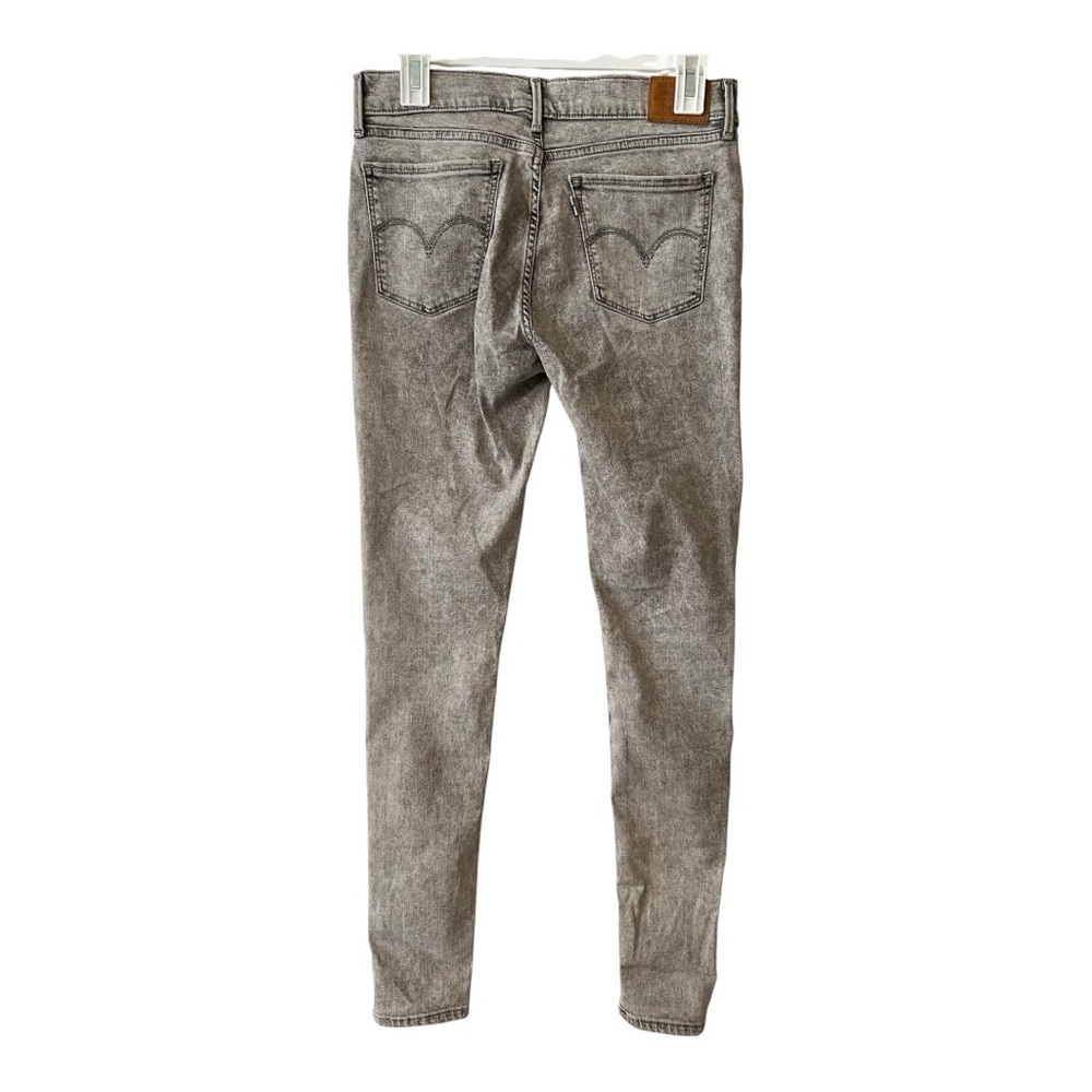 ❤️3/$15 Levi Strauss & Co Women's Gray Skinny Jeans- Waist 30 - Picture 2 of 14